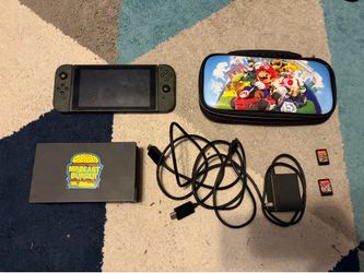 Grey Nintendo switch