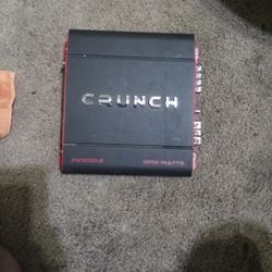 1000 Watt Amp. Two Channel, Bridgeable 