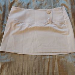 Rampage Beige Mini Skirt