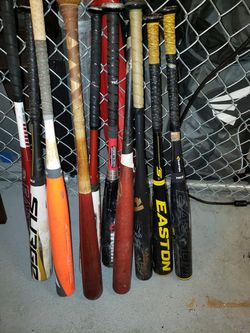 Used Aluminum Baseball Bats