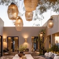Wicker Pendants