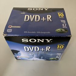 Sony DVD+R 10 Pack