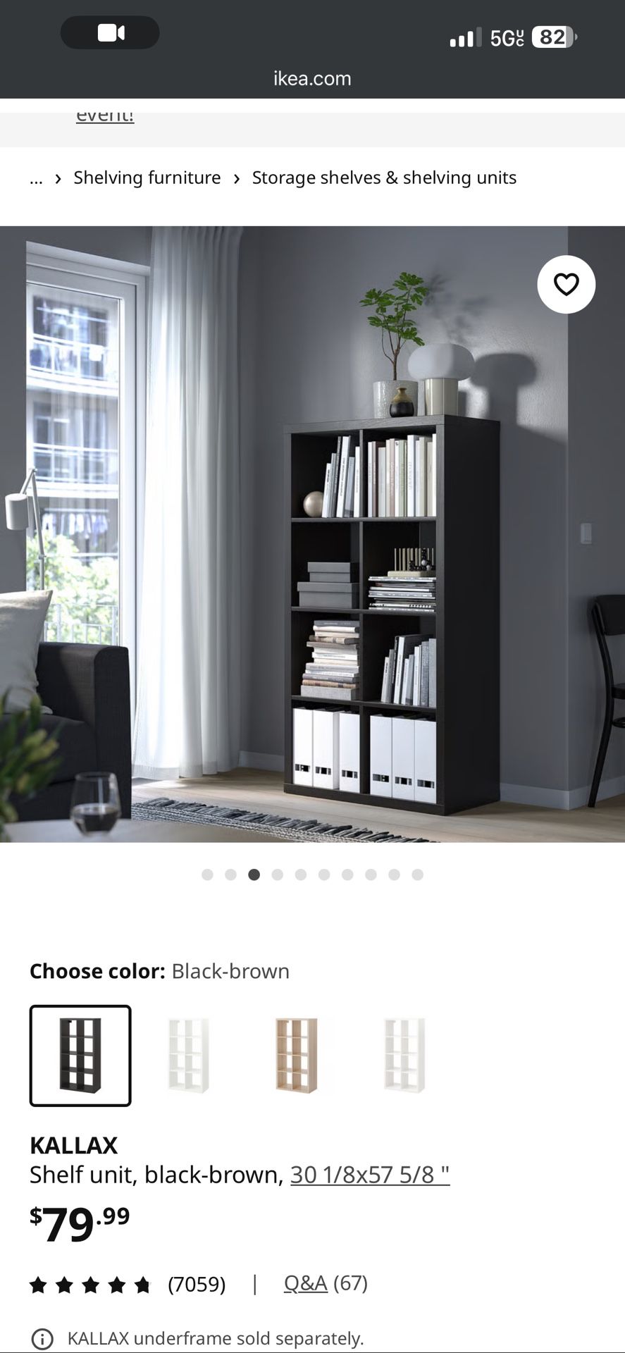 Black Shelves