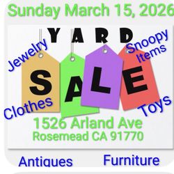 Yard Sale