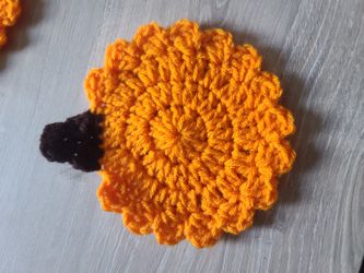 Pumpkin Coasters