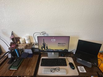 Convertible L-Shaped Study Desk | Computer Desk | Rustic Brown