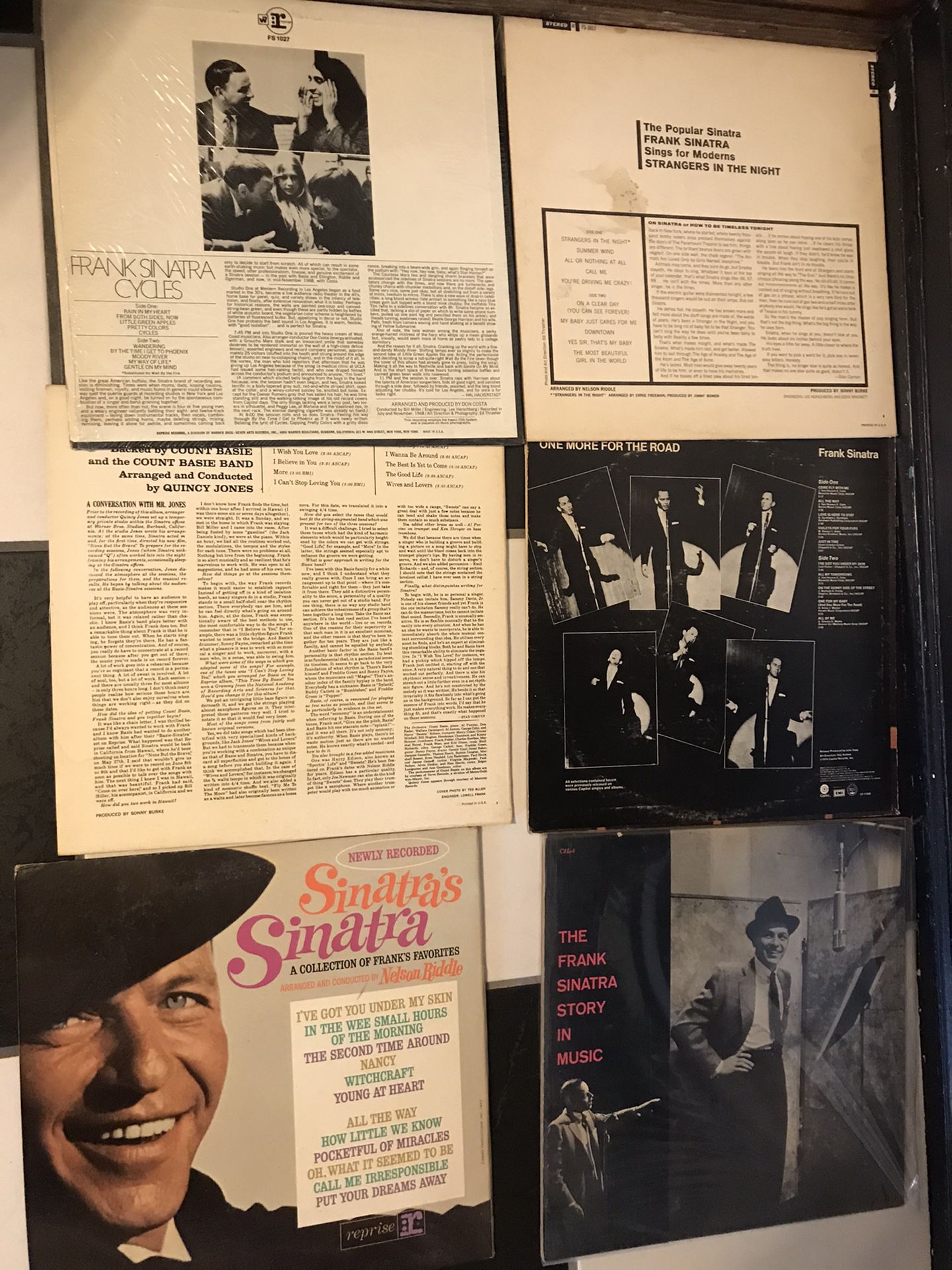 Frank Sinatra record bundle
