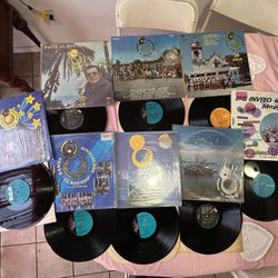 Lot of 8 Vintage Vinyl Records Banda Sinaloense el recodo de Cruz Lizarraga   