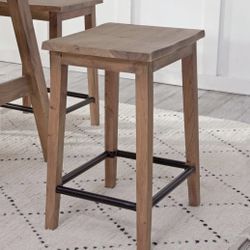 24 Inches Backless Counter Stool