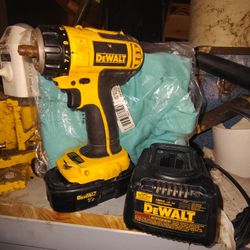 DeWalt Drill And Battery And Charger 