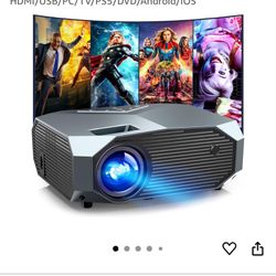 Brand New YOWHICK Projector Native 1080P | WiFi | Bluetooth | Up to 400” Screen