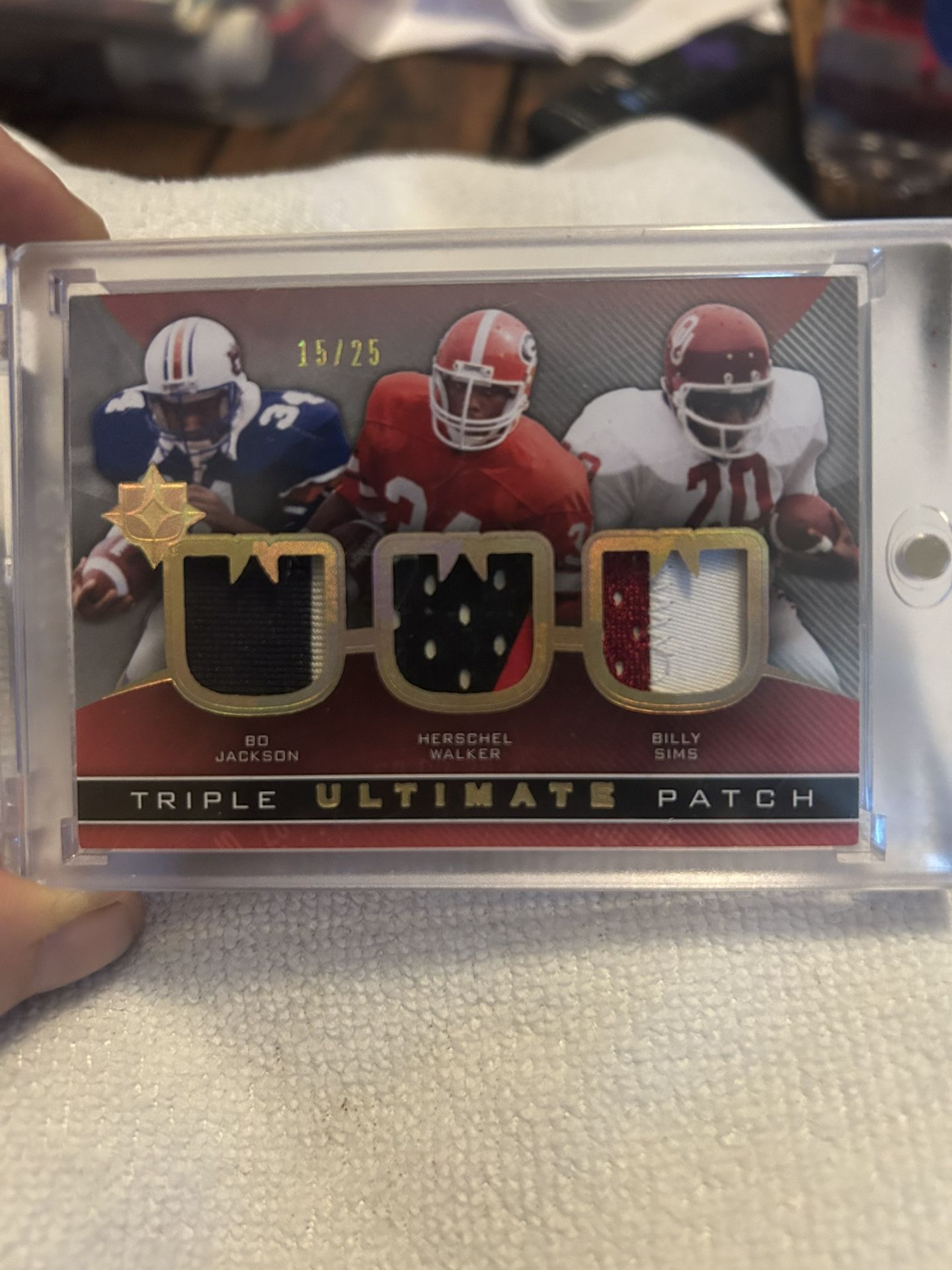 NFL Triple Patch Card - Bo Jackson - Hershel
