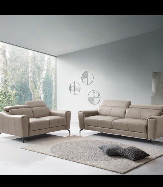 *Memorial Day Now*---Sardinia Attractive Leather Sofa/Loveseat Sets---Delivery And Easy Financing Available👏
