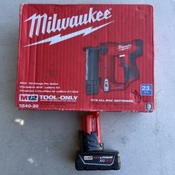2540-20 M12 12V 23 Gauge Compact Cordless Pin Nailer -
Bare Tool And Battery 3.0 