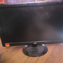 AOC 2036S 20" Widescreen Black LCD Monitor