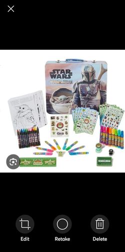 STAR WARS Deluxe Activity Set Tin Carry Case 500+ Pieces- NEW