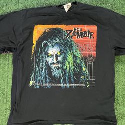 Vintage Rob Zombie Hellbilly Deluxe T-Shirt Winterland Size Satan O Phonic
