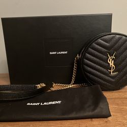 2022 YSL Round Camera Bag