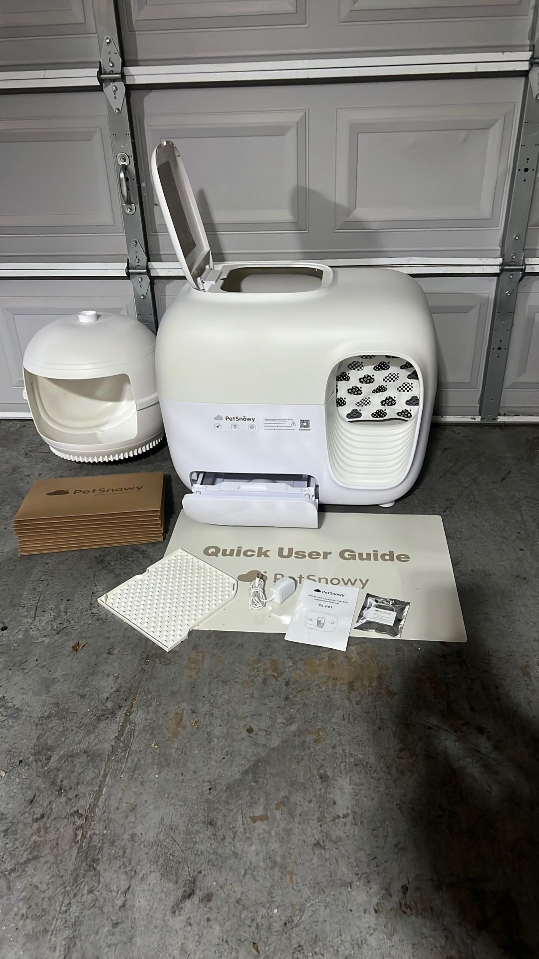 SNOW Self Cleaning Odorless Free Litter Box