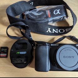 Sony a61000 4k camera 