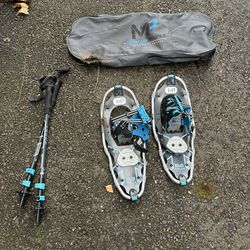 Snow Shoes and Poles