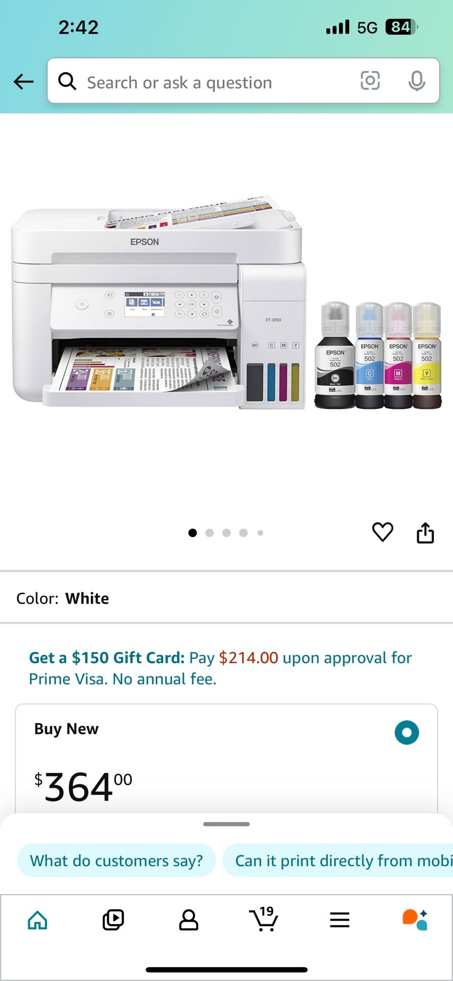 Epson ET-3760 Printer
