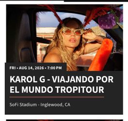 Karol G tickets two tickets