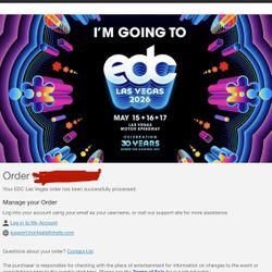 EDC Tickets