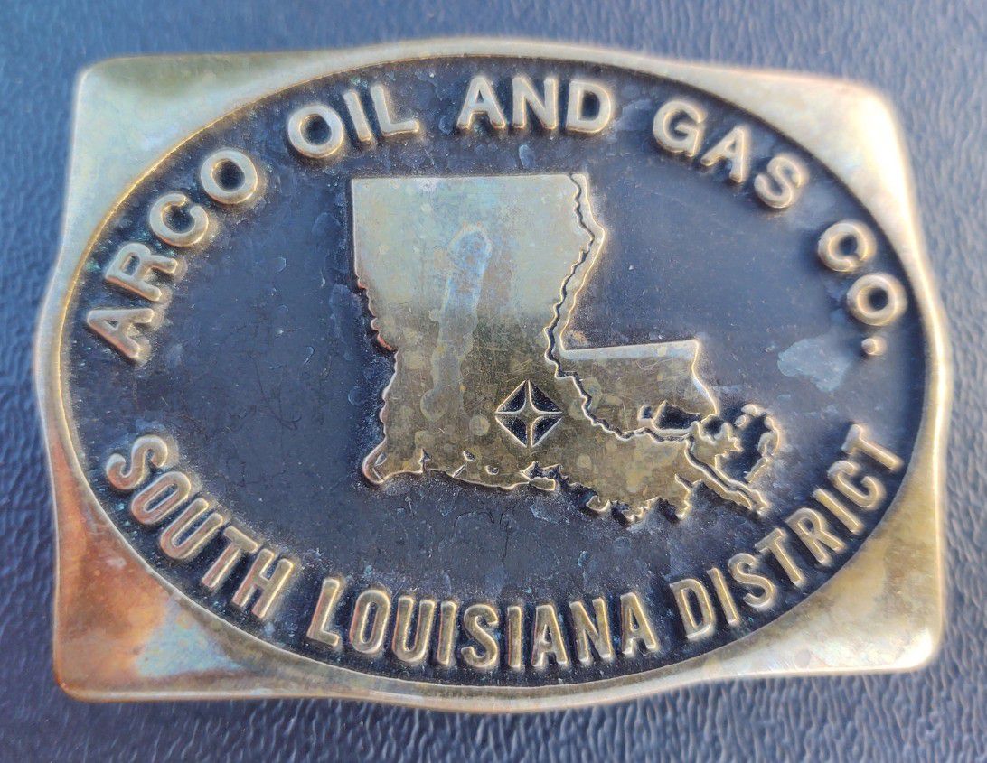 Arco Oil & Gas Co, South Louisiana Belt Buckle