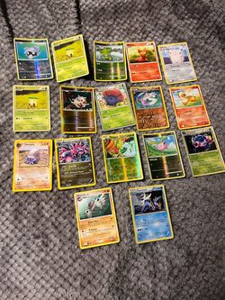 Old pokemon cards worth 3-4 each