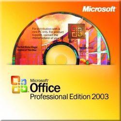 New office 2003 with product key for 2 computers