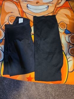 Black pregnancy leggings