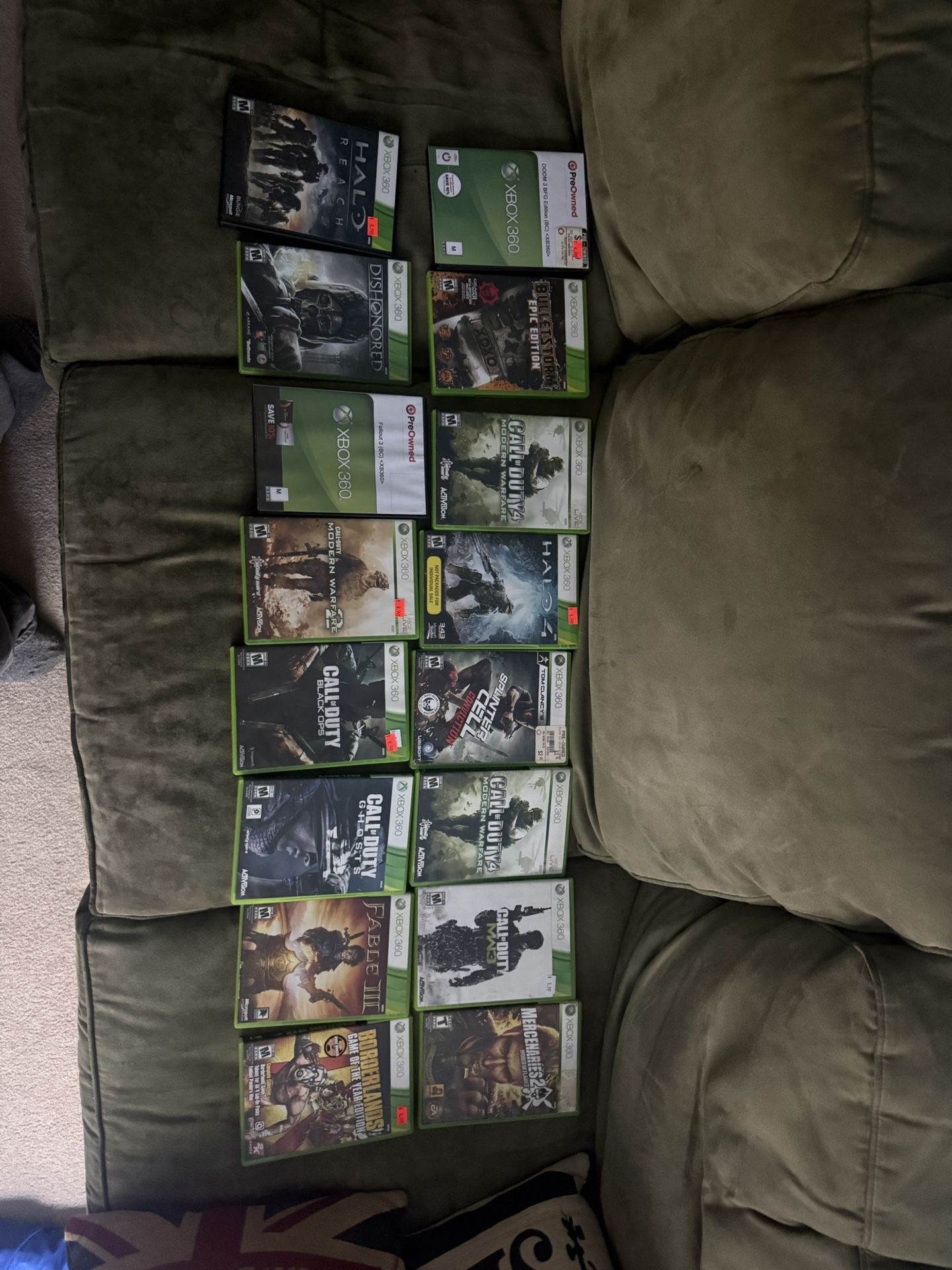 xbox 360 with a ton of games + controller