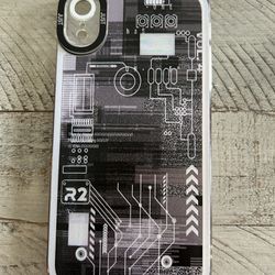 iPhone XR Case Star Wars Robot Electronic Circuit Board Silicone Case