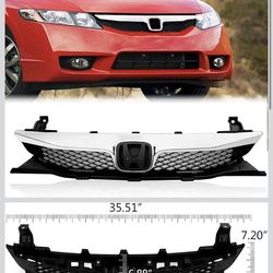 New in Box Front upper grill Honda Civic