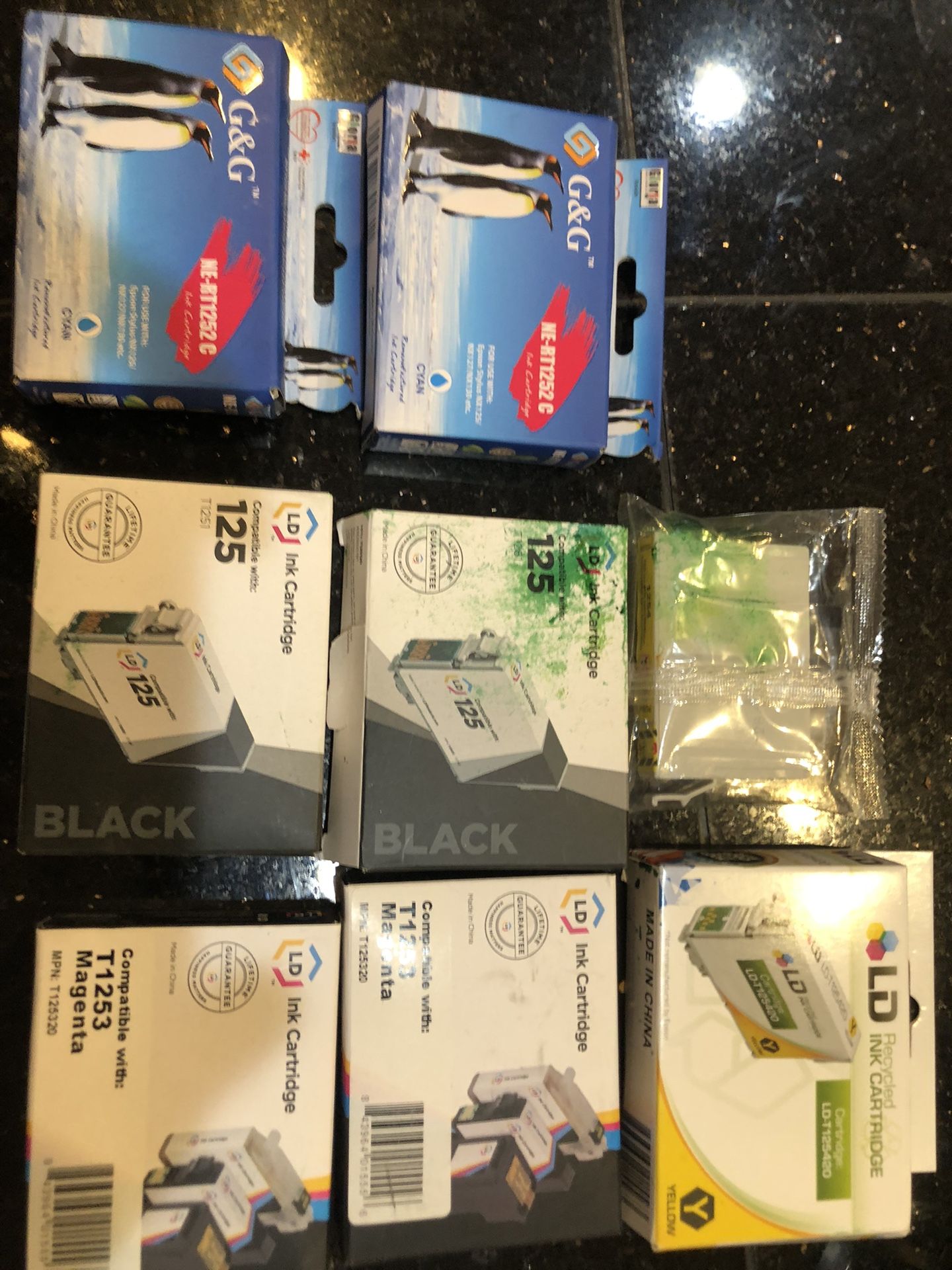 Ink Cartridges 125 / T1251 Black , Yellow, Magenta