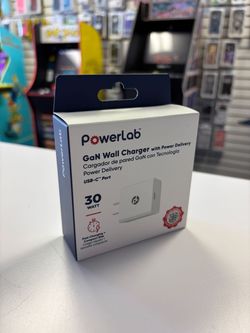 30W USB-C Fast Wall Charger Power Delivery PowerLab White