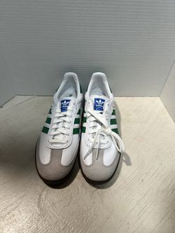 Adidas Samba Green And White
