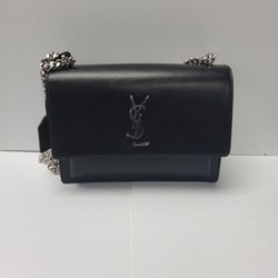 Yves Saint Laurent Sunset Medium Leather Shoulder 