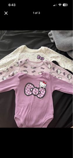 Hello Kitty 18 Month Long Sleeve Onesies
