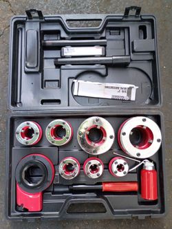 ³/⁸"-2" CENTRAL MACHINERY 10 PIECE PIPE THREADER KIT