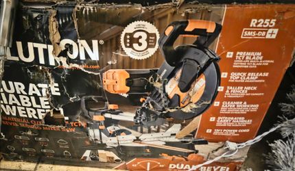 Evolution R255 SMS-DB Dual Bevel Sliding Miter Saw