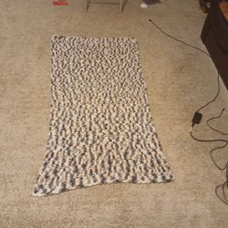 Free Crocheted Blanket With Crocheted Cat