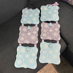 Snowflake/Frozen Themed Wall Hangings