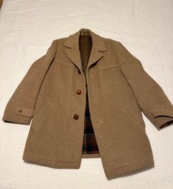 Vintage Austrian Wool Coat – Roos/Atkins – Plaid Lined