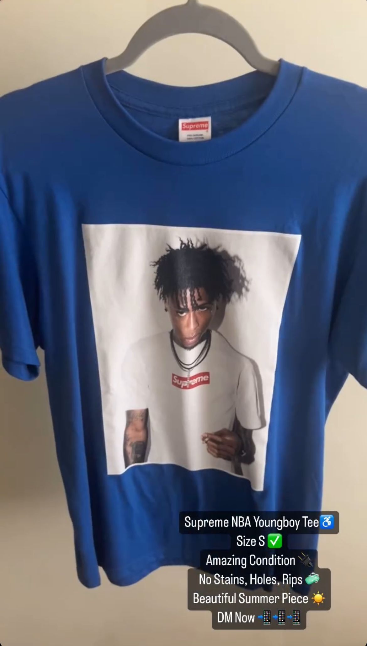 Supreme NBA Youngboy Tee navy Lサイズ Supreme NBA Youngboy Tee NAVY L Supreme NBA youngboy Tee Lサイズ