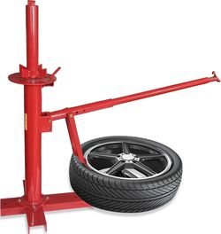 Manual Portable Hand Tire Changer Bead Breaker Tool Mounting Home Shop Auto ET-TOOL004-RED