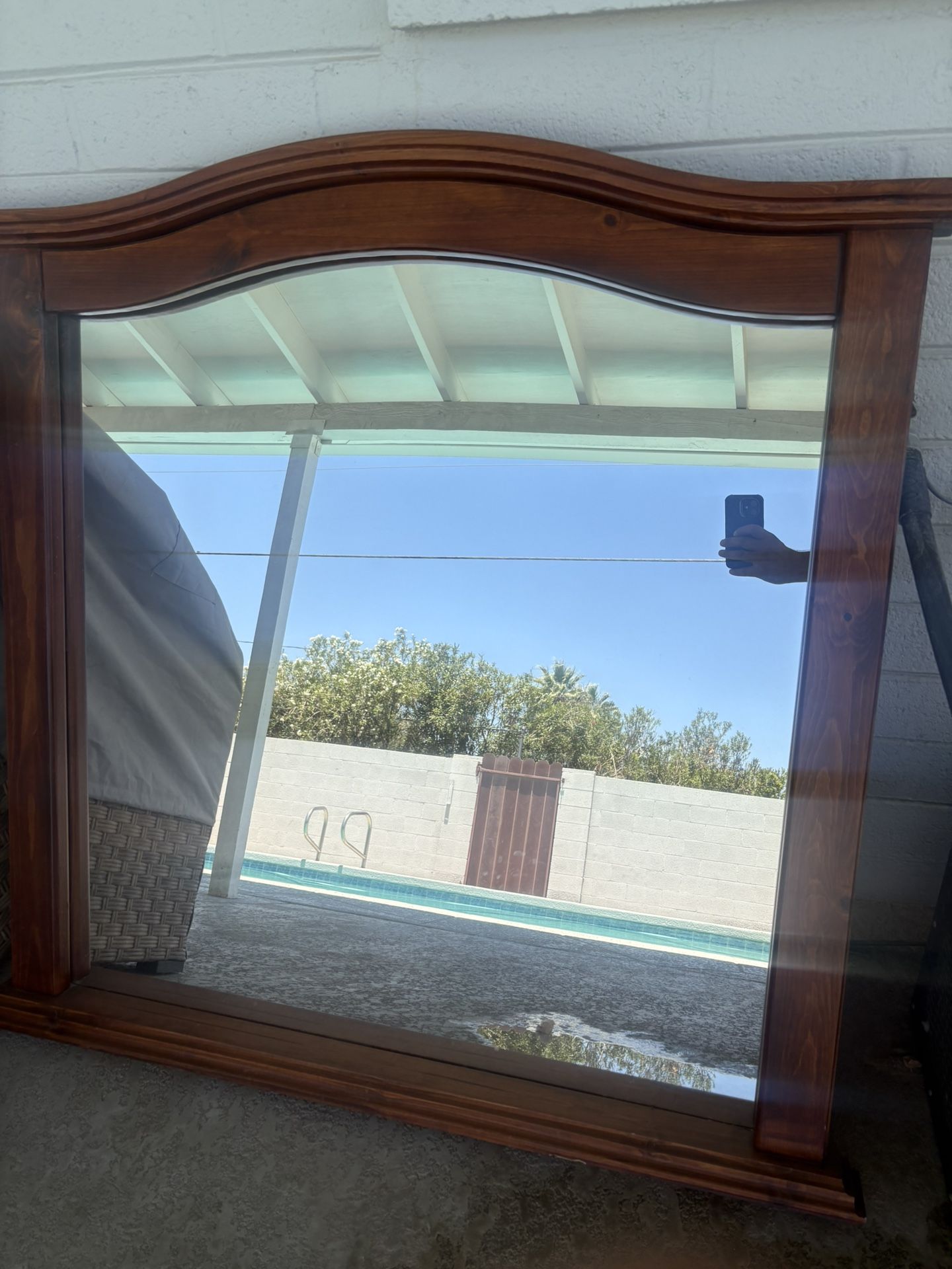πͺ Bold, Beautiful, and Built to Impress β Large Wood-Framed Mirror πͺ π₯ Pick your own price