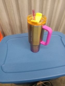 Stanley X Starbucks Summer Sunset Gradient Quencher 40oz Tumbler Flowstate H2.0...N0 Deliever