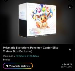 Prismatic Evolution Pokemon Center (PKC) ETB